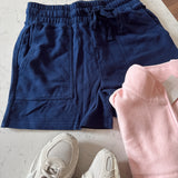 Navy Cate Lounge Shorts
