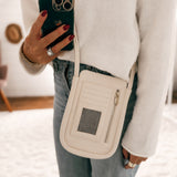 On The Go Black Phone Holder Crossbody Bag