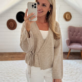 Taupe Powell Knit Blouse