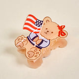 Star Spangled Bear Claw Clip