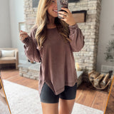 Dark Brown Lillie Pullover
