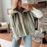 Olive Soft Spot Vest