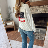 White Starry Nights Sweater