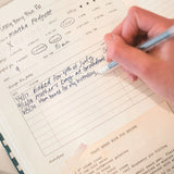 Beige Gingham Heirloom Recipe Book
