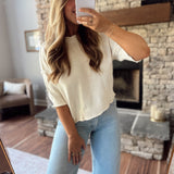 Ivory Kailey Knit Top