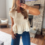 Cream No Second Thoughts Top