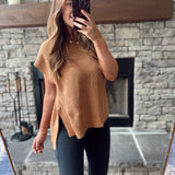 Hazelnut Comfy Knit Sweater Vest