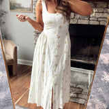 Natural Coastal Treasures Midi Dress