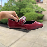 Wine Soho Ballet Flat