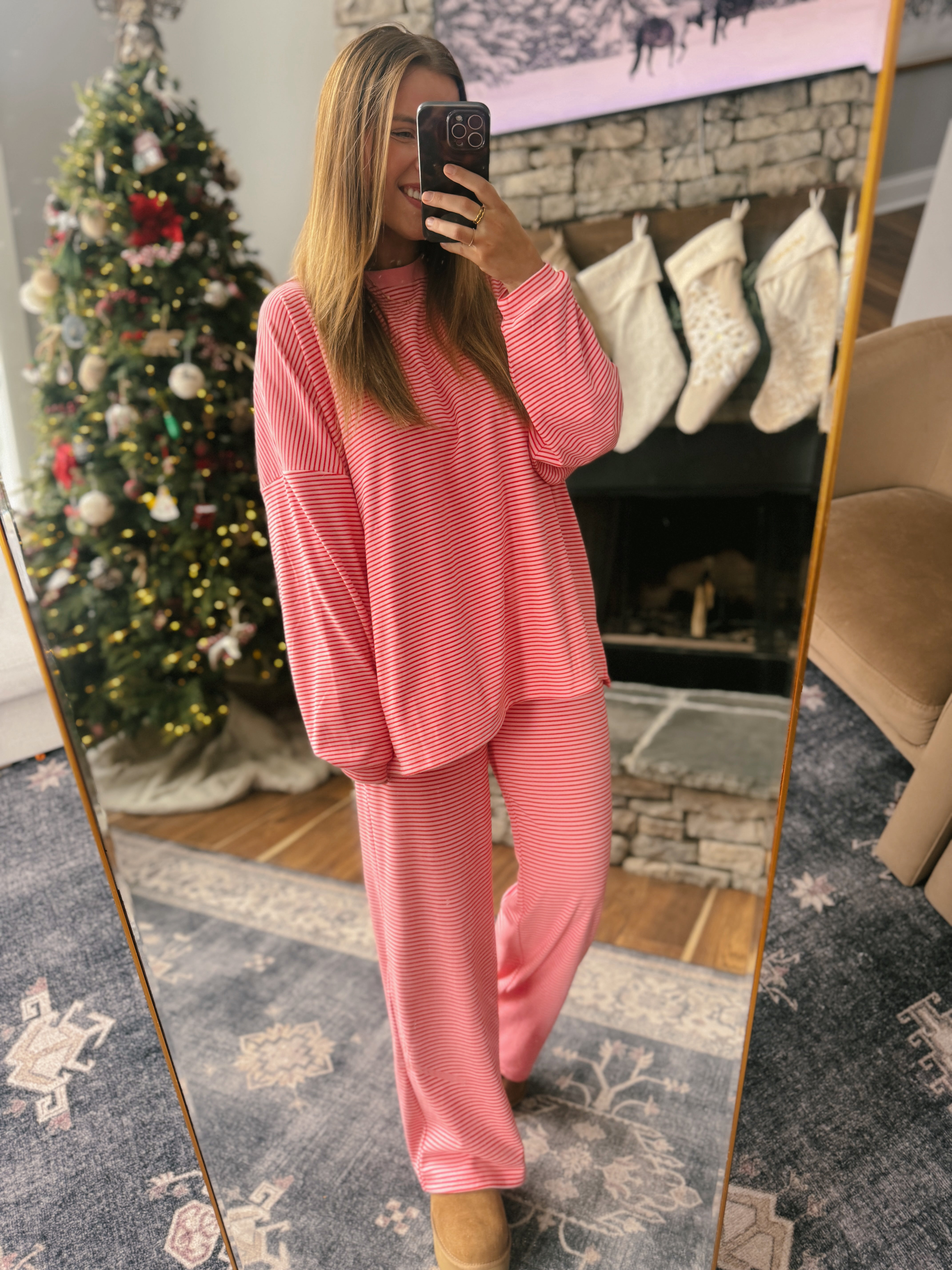 Pink Amore Oversized Top