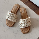 White Spring Fever Sandals