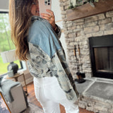 Off Duty Vintage Camo Denim Jacket