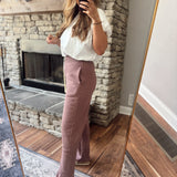 Rose Taupe CloudWalk Wide Leg Pants