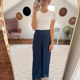 Midnight Eclipse Pleated Pants