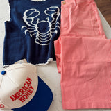 Navy Claw-some Sweater Vest