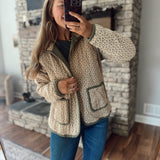 Sandy Lane Gingham Padded Jacket