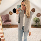 Heather Gray Eira Sweater Vest IN STORE