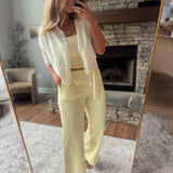 Butter Yellow Cozy Calling Sweatpants
