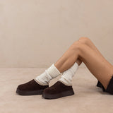 Coffee Brandi Platform Slipper