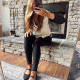 Black Brita Knit Flat