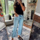 Risen Medium HR Barrel Jeans