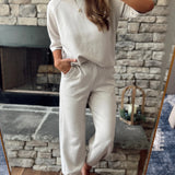 Get With It Light Mocha Scuba Joggers