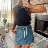 Skortcake Washed Denim Skort
