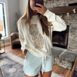 Cream Hoppy Days Sweater