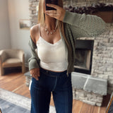 Nude Floral Bralette Cami