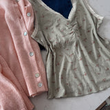 Sage Fresh Picked Floral Tank