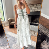 Moss Doodle Print Midi IN STORE