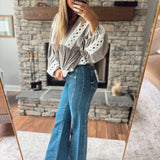 Mica Chathames Sea Wide Leg Denim