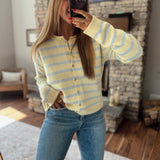 Daisy & Sky Striped Sicyl Cardigan