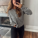 Ric Rac Rhythm Knit Button Up