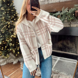 Ivory Plaid Snowbound Jacket