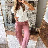 Berry Utility Barrel Pants