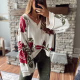 Willow Drape Contrast Sweater
