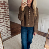 Brown Shaylin Cardigan