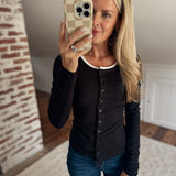 Black & White Delta Top