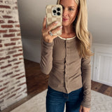 Truffle & Cream Delta Top