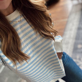 Cloud Sail Stripe Sweater