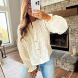 Ecru Leya Blouse