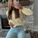 Sunshine Yellow Lightweight Bailey Sweater