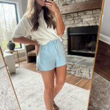 Sky Wave Runner Drawstring Shorts