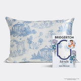 Bridgerton x Kitsch Satin Pillowcase - Garden Toile