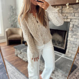 Sand Tidal Thread Cardigan