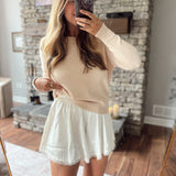 Ivory Kiss & Tell Mini Skort