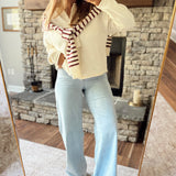Mica Vintage Navy Wide Leg Denim