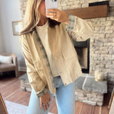 Sandy Beige Vessie Barn Jacket