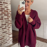 Burgundy Kindred Cardigan